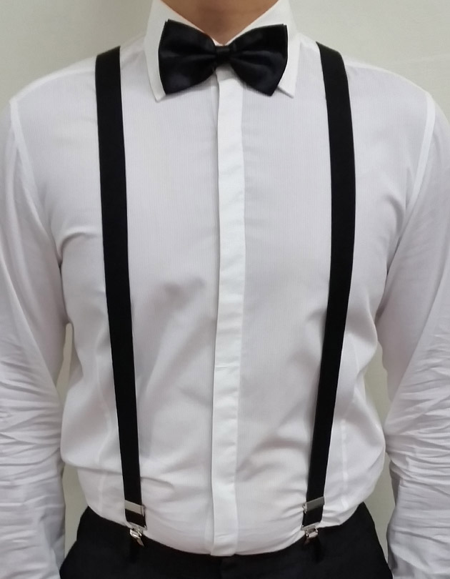 Suspenders in Black